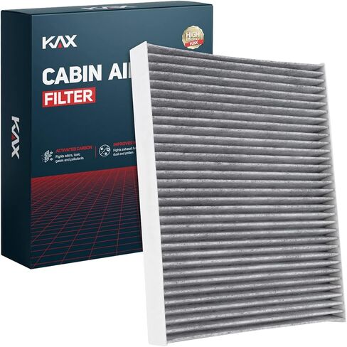 استبدال فلتر هواء المقصورة KAX CF10132 لسيارة Camry 2002-2006 Sienna 2004-2010 Avalon 2000-2004 Solara، ES330، RX350، GX470، RX400H، فلتر المقصورة مع فلتر الكربون المنشط in Kuwait