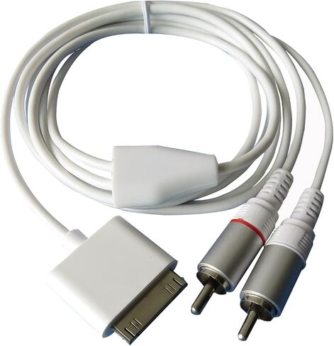 كابل جاك ذكر 30 دبوس إلى 2 كابل صوت RCA لهاتف Pod Phone 4 (5 قدم) in Kuwait