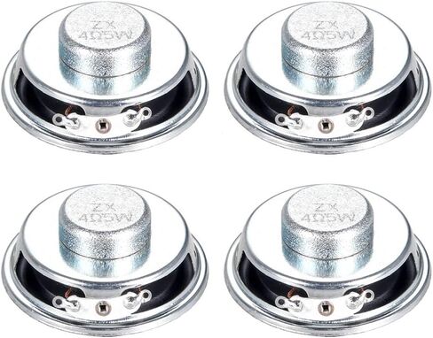 uxcell 5W 4 Ohm DIY Speaker 50mm Round Shape Replacement Loudspeaker 4pcs in Saudi Arabia
