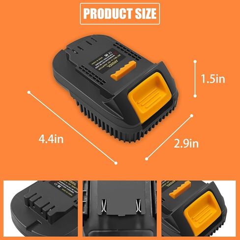 Battery Adapter for Dewalt 20V Cordless Tools, for Ridgid 18V Li-on Battery Convert to for Dewalt 20V Max Li-ion Batteries, for Ridgid 18V to for Dewalt 20V Battery Adapter in Kuwait