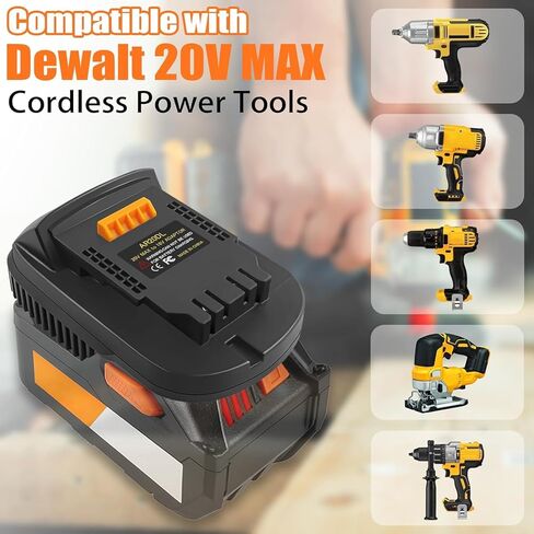 Battery Adapter for Dewalt 20V Cordless Tools, for Ridgid 18V Li-on Battery Convert to for Dewalt 20V Max Li-ion Batteries, for Ridgid 18V to for Dewalt 20V Battery Adapter in Kuwait