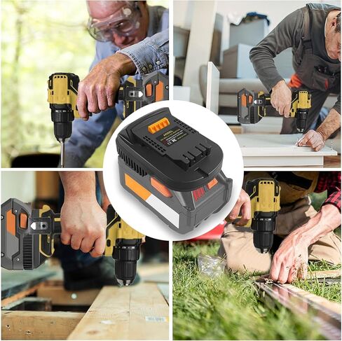 Battery Adapter for Dewalt 20V Cordless Tools, for Ridgid 18V Li-on Battery Convert to for Dewalt 20V Max Li-ion Batteries, for Ridgid 18V to for Dewalt 20V Battery Adapter in Kuwait