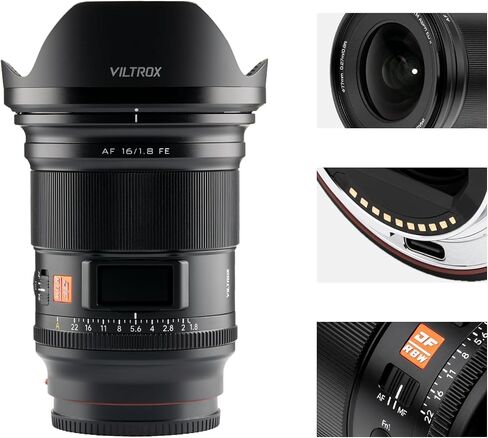 عدسة كاميرا VILTROX 20 مم F2.8 FE بإطار كامل AF بزاوية واسعة مع فتحة كبيرة f/2.8 لكاميرا Sony E-Mount a7CR a7C a7CII a6700 ZV-E100 a6400 a6600 a7III a7IV in Kuwait