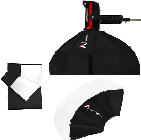 Aputure Lantern Softbox، معدّل ضوء ناعم صغير، صندوق Bowens Mount Softbox خفيف الوزن، 26 بوصة، قابل للطي سريع الإعداد لـ Aputure LS 300D II، 60x، Amaran 300c، 150c، 100/200x، لأحدث ضوء فيديو Godox Led in Saudi Arabia