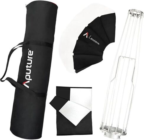 Aputure Lantern Softbox، معدّل ضوء ناعم صغير، صندوق Bowens Mount Softbox خفيف الوزن، 26 بوصة، قابل للطي سريع الإعداد لـ Aputure LS 300D II، 60x، Amaran 300c، 150c، 100/200x، لأحدث ضوء فيديو Godox Led in Saudi Arabia