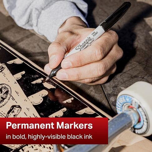 Sharpie 30001 Fine Point Permanent Marker Black Dozen in Saudi Arabia