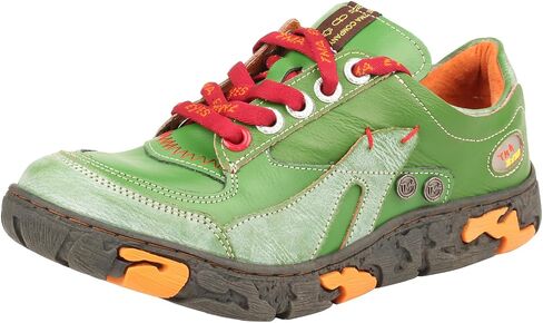 TMA EYES Women's Leather Soft Sole Non-Slip lace-up Walking Shoes in Kuwait