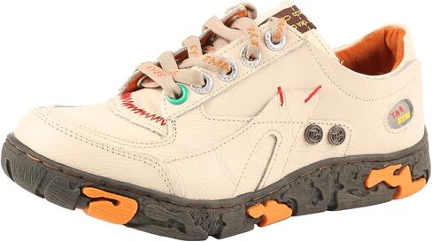 TMA EYES Women's Leather Soft Sole Non-Slip lace-up Walking Shoes in Kuwait