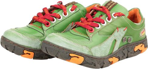 TMA EYES Women's Leather Soft Sole Non-Slip lace-up Walking Shoes in Kuwait