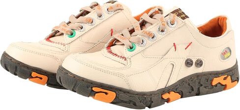 TMA EYES Women's Leather Soft Sole Non-Slip lace-up Walking Shoes in Kuwait