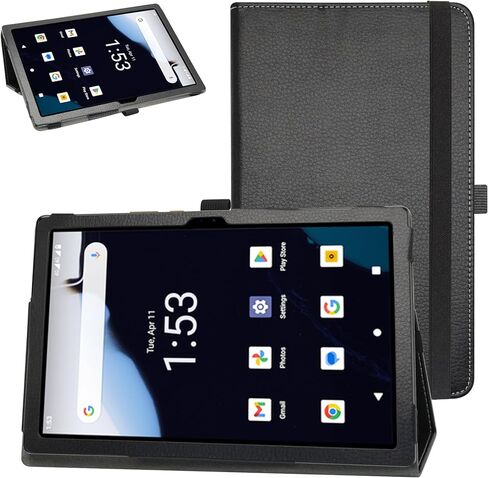 حافظة كمبيوتر لوحي MAMA MOUTH لجهاز Moxee T2310 10.1، غطاء حامل قابل للطي من جلد البولي يوريثان لجهاز Moxee T2310 10.1 بوصة، جالاكسي in Kuwait