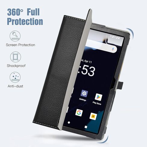 حافظة كمبيوتر لوحي MAMA MOUTH لجهاز Moxee T2310 10.1، غطاء حامل قابل للطي من جلد البولي يوريثان لجهاز Moxee T2310 10.1 بوصة، جالاكسي in Kuwait