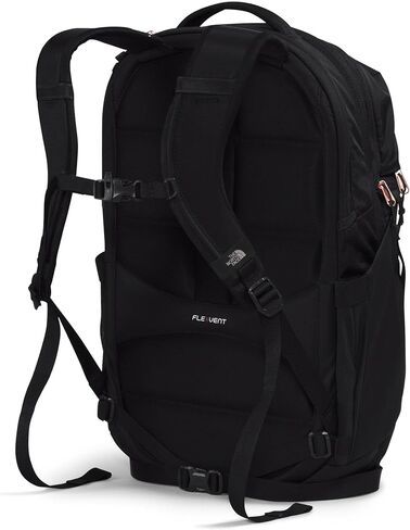 حقيبة ظهر للكمبيوتر المحمول Surge Luxe للنساء من THE NORTH FACE، لون جاردينيا أبيض/مرجاني محترق معدني، مقاس واحد in Saudi Arabia