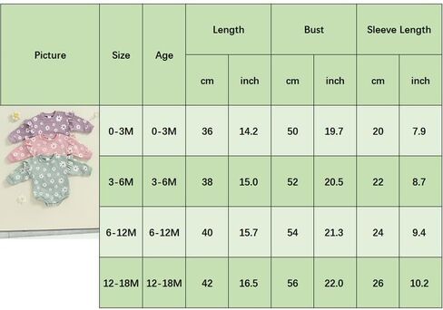 FYBITBO Newborn Baby Girl Clothes Daisy Oversized Sweatshirt Romper Ruffle Long Sleeve Bodysuit Infant Outfit Fall Clothing in Saudi Arabia