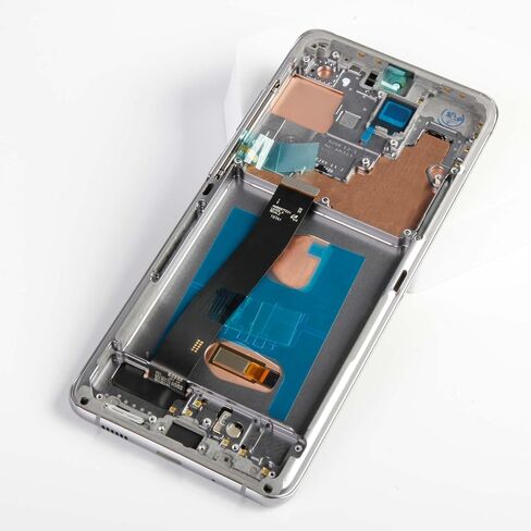 S20 Ultra 4G/5G G988 OLED LCD Display with Fingerprint 6.78" [NOT OEM] Touch Digitizer Assembly for Samsung Galaxy S20 Ultra SM-G988B/U/W/B/DS LCD Screen Replacement Kit+Cosmic Black Frame in Saudi Arabia