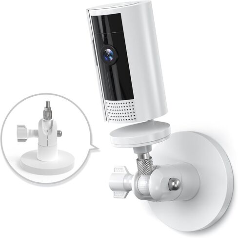 Magnetic Mount for Indoor and Outdoor Security Cameras, 1/4‘’ Camera Magnetic Wall Mount Directly Attached Universally Compatible with Ring and More, White in Saudi Arabia
