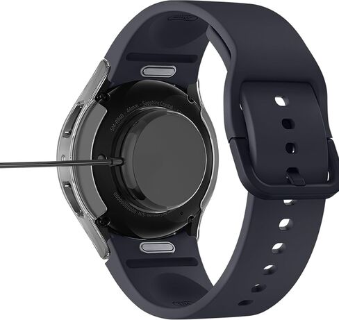 Compatible with Samsung Galaxy Watch 6 44mm 40mm Screen Protector, Full Protection Soft TPU Case Cover, Anti Scratch Protective Shell Bumper Case Cover for Women Man in Kuwait