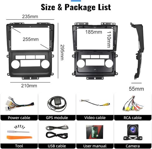 [2+32GB] Android 13 Car Stereo for Nissan Frontier/Xterra Radio 2009-2012,9 Inch Touchscreen Car Radio Android Head Unit with Mirror Link GPS WiFi Bluetooth FM/RDS SWC Dual USB/AUX-in+Backup Camera in Saudi Arabia