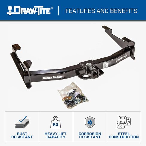 Draw-Tite 41948 Class 5 Ultra Frame Trailer Hitch, 2 Inch Receiver, Black, Compatible with 2011-2022 RAM 1500 Classic Body Style Only in Saudi Arabia