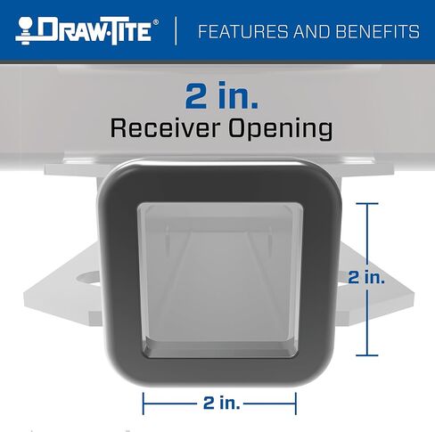 Draw-Tite 41948 Class 5 Ultra Frame Trailer Hitch, 2 Inch Receiver, Black, Compatible with 2011-2022 RAM 1500 Classic Body Style Only in Saudi Arabia