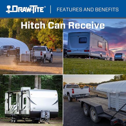 Draw-Tite 41948 Class 5 Ultra Frame Trailer Hitch, 2 Inch Receiver, Black, Compatible with 2011-2022 RAM 1500 Classic Body Style Only in Saudi Arabia