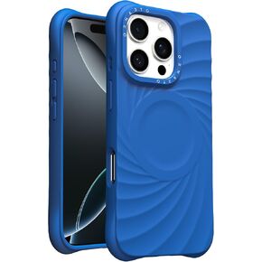 ORNARTO Vortuxe for iPhone 16 Pro Case 6.3" | 2X MIL-STD Drop Protection | Compatible with MagSafe | Sleek Aesthetic Liquid Silicone Phone Cover - Rose Quartz