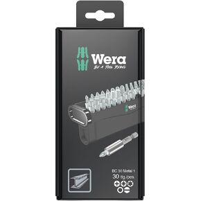 WERA - 05057440001 - Bit-Check 30 Metal 1 SB, 30 Pieces