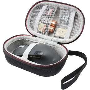 EVA Hard Shell Protective Storage Bag Travel Carrying Case for Logitech M510 M330 M720 G304 G Pro G703 G PRO X for Signature M650 Mouse (Black)