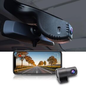 Fitcamx 4K Dash Cam Suitable for BMW 3 4 Series M3 M4 2020-2024 (Model B) 330i 430i Xdrive 330e M340i M440i Coupe, OEM Look, UHD 2160P Video, WiFi Connect & APP, Loop Recording, G-Sensor, 64GB Card