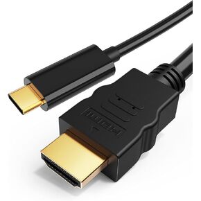 USB C to HDMI 16.5FT Cable, CableCreation USB Type C to HDMI Cable Adapter 4K, Compatible with Macbook Pro 2020 2019, iPad Pro 2020 2018, Surface Book 2, XPS 15 13, Yoga 920 910, Galaxy S20, S20+