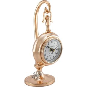 Vintage Shelf Clock Hanging Pendulum Antique Style Retro Clocks Home Decor Tabletop Gift for Men/Women
