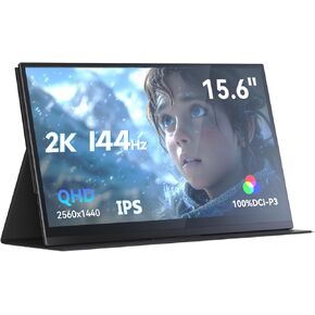 شاشة MINISFORUM المحمولة MSS-A156 شاشة لمس كاملة 15.6 بوصة 2K 144 هرتز، 2560 × 1440 QHD، 400 شمعة في المتر المربع وشاشة ألعاب IPS محمولة، 100% DCI-P3، HDR 400 in Kuwait