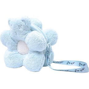 Kawaii Teddy Bear Plush Crossbody Bag with Adjustable Strap, Cute Plush Animal Purse Collection for Girls, Women