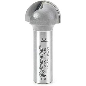 Amana Tool - 45922 Carbide Tipped Core Box 7/16 Radius x 7/8 Dia x 1/2 Shank