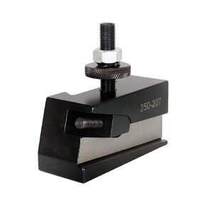 BXA 250-207 Wedge Type Quick Change Tool Post Set, Parting Blade Tool Holder Turning and Facing Holders, Suitable for 10-15 Inch Lathe