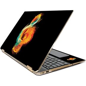 MightySkins Skin Compatible with HP Spectre x360 15.6" Gem-Cut (2019) - Music Reborn | Protective, Durable, and Unique Vinyl Decal wrap Cover | Easy to Apply| Made in The USA