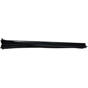 South Main Hardware 848247 36-in, 50-Pack, 175-lb, Standard Nylon Cable Tie, Black UV, 50 Piece