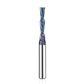 SpeTool 1/4 Inch Shank Downcut Spiral Router Bit 3/16 Inch Cutting Diameter, TAC Coated CNC Router Bits End Mill for Wood Cutting, Slot Mortise, Engraving