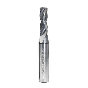 Bits&Bits - 3/8″ Spiral Up-Cut Bit – 1/2″ Shank - Made in USA - Part# 535-SRF375 - Astra Coated for Extended Life