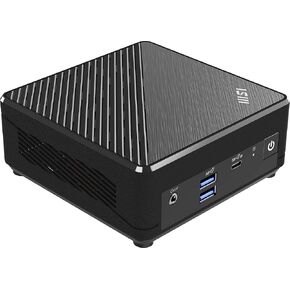 MSI Cubi N ADL Mini PC: Intel Celeron N100, 4GB RAM, 128GB SSD, Black, Windows 11 Pro Entry: ADL-021US
