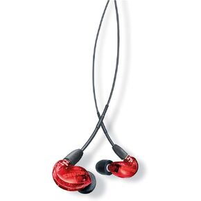 Shure SE215 PRO Wired Earbuds - Professional Sound Isolating Earphones, Clear Sound & Deep Bass, Single Dynamic MicroDriver, Secure Fit in Ear Monitor, plus Carrying Case & Fit Kit - Black (SE215-K)