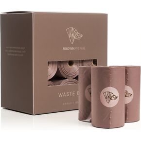 Dog Poop Bag - 135 Biodegradable Poop Bags for Dogs - Guaranteed Leak Proof, for Walking, Extra Thick unscented 9 Bulk Dog Waste Bags Refills Rolls - Odor Proof Doggie Poop Bags for Pets