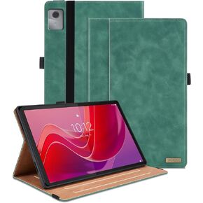 Case for Lenovo Tab M11 11 Inch (TB330FU) 2024 Released, Multi-Angle Viewing Smart Cover with Pocket, Business PU Leather Flip Stand Cover with Card Slot for Lenovo Tab M11-Black