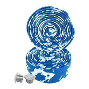 Bike Bar Tape Road Bicycle Handlebar Tapes Handle Wrap 2PCS Black Blue Non-Adhesive
