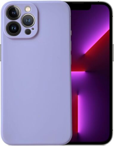 Compatible with iPhone 13 Pro Soft Liquid Silicone Gel Cell Phone Mobile Basic Back Case Cover (White) in Kuwait