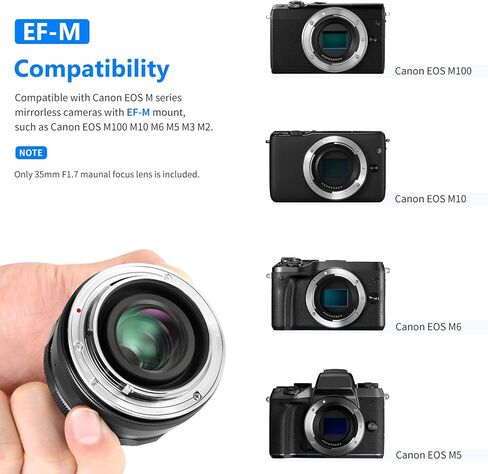 Neewer 35 مم F1.7 فتحة كبيرة APS-C عدسة ثابتة أساسية للتركيز اليدوي، متوافقة مع كاميرات Sony E-Mount APS-C عديمة المرآة Sony A7III A9 NEX 3 3N 5 NEX 5T NEX 5R NEX 6 7 A5000 A3000 A6100، إلخ in Kuwait