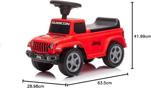BEST RIDE ON CARS Jeep Gladiator Ride-On Push Car Combo - Versatile, Kid-Powered Fun with Realistic Features - Perfect for Ages 18 Months - 3 Years Old, Pink in Kuwait