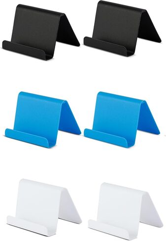 Cell Phone Stand for Desk 6 Pcs - Plastic Cell Phone Holder Desk - Portable Phone Stand - Travel Phone Stand, Universal in Saudi Arabia