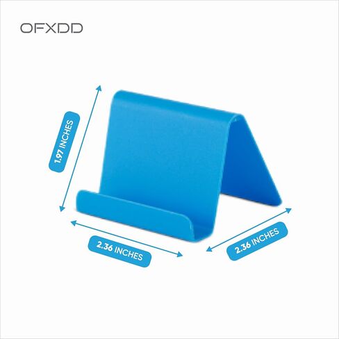Cell Phone Stand for Desk 6 Pcs - Plastic Cell Phone Holder Desk - Portable Phone Stand - Travel Phone Stand, Universal in Saudi Arabia