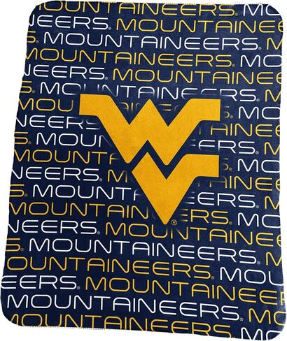 Logo Brands Officially Licensed NCAA Unisex Classic Fleece Blanket, One Size, Team Color in Saudi Arabia